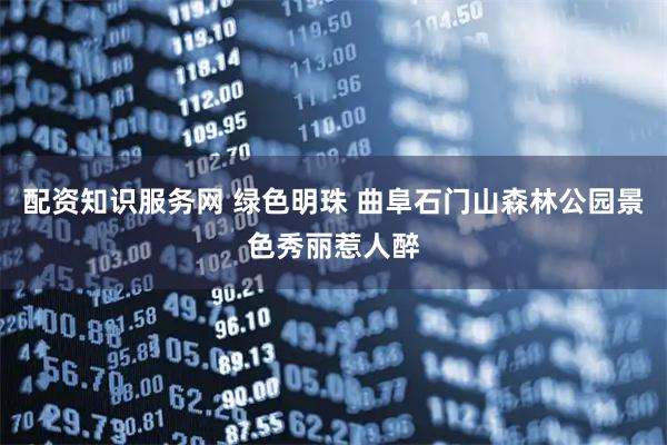 配资知识服务网 绿色明珠 曲阜石门山森林公园景色秀丽惹人醉